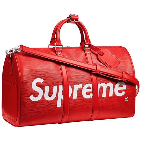 louis vuitton supreme 2017 duffel bag|cartera Louis Vuitton supreme original.